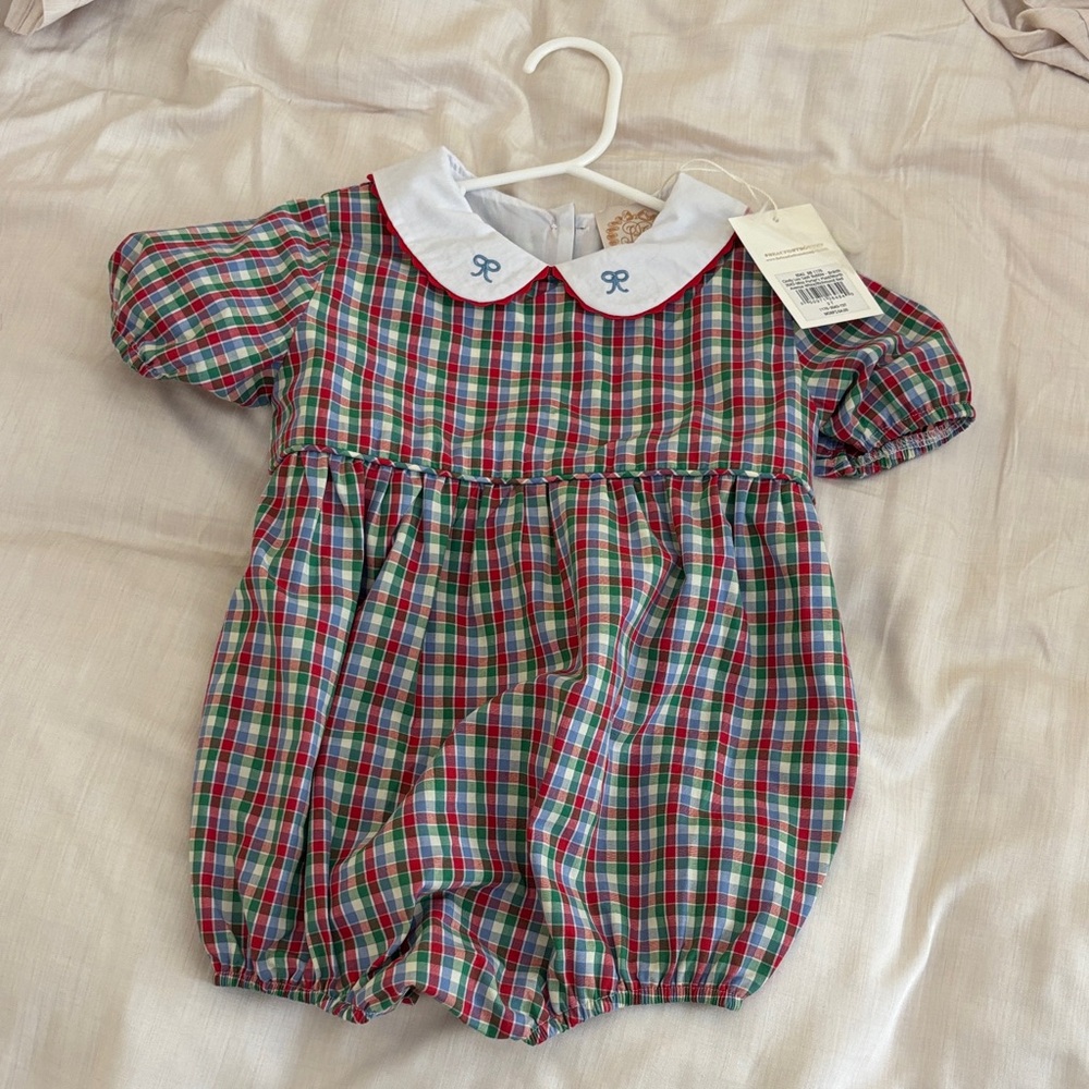 The Beaufort Bonnet Company Plaid One Piece - Red, Green, Blue